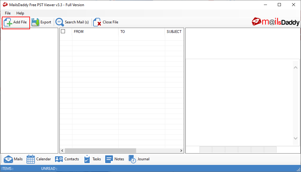 MailsDaddy Free PST Viewer screenshot MailsDaddy Free PST Viewer screenshot