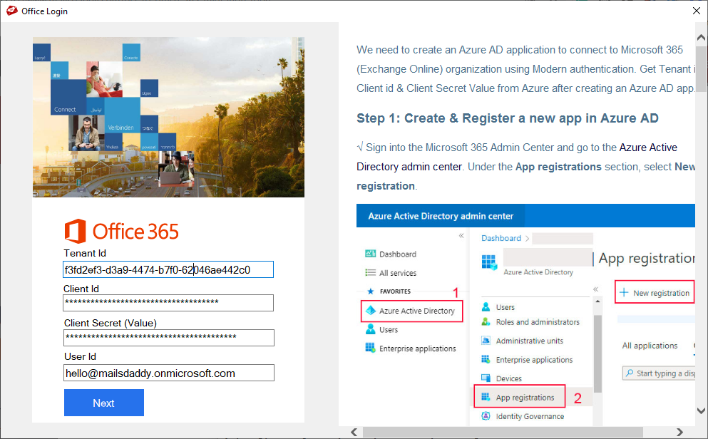 MailsDaddy PST to Office 365 Migration