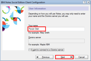 Domino server name