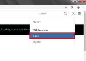 sign in to download IBM