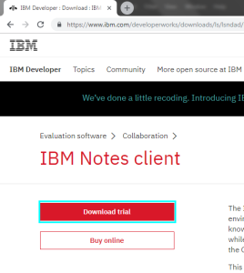 Download IBM link