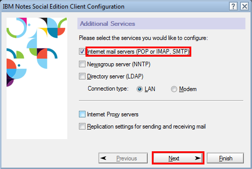 Download, install & configure IBM Lotus Notes