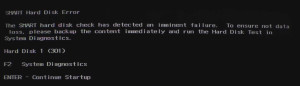 hard disk drive failure