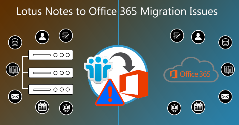 lotus notes to office 365 migration issues and challenges