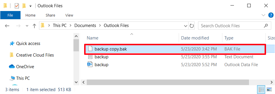 make-a-copy-save-as-pst-Step-1