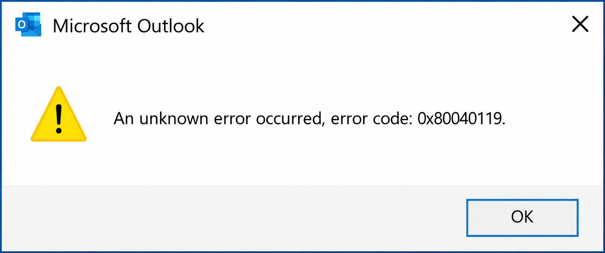 outlook-error-0x80040119