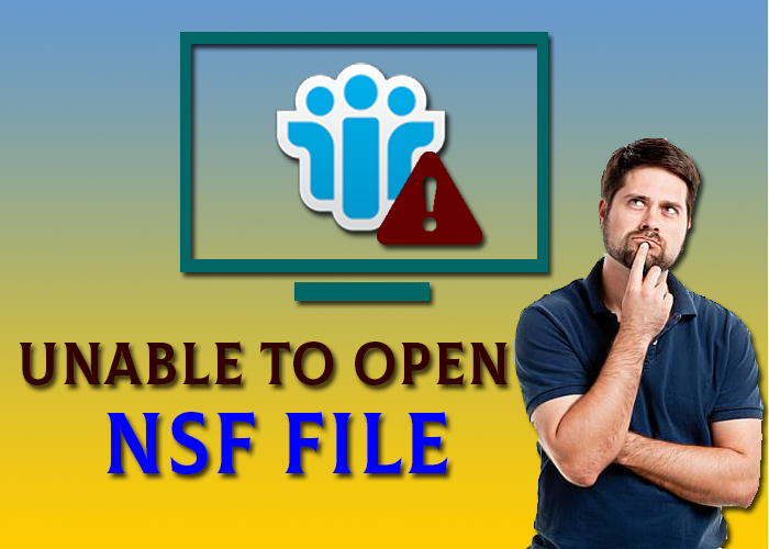 unable to open nsf file