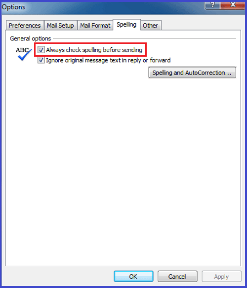 spell check