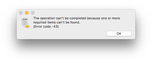 mac error programming 4960