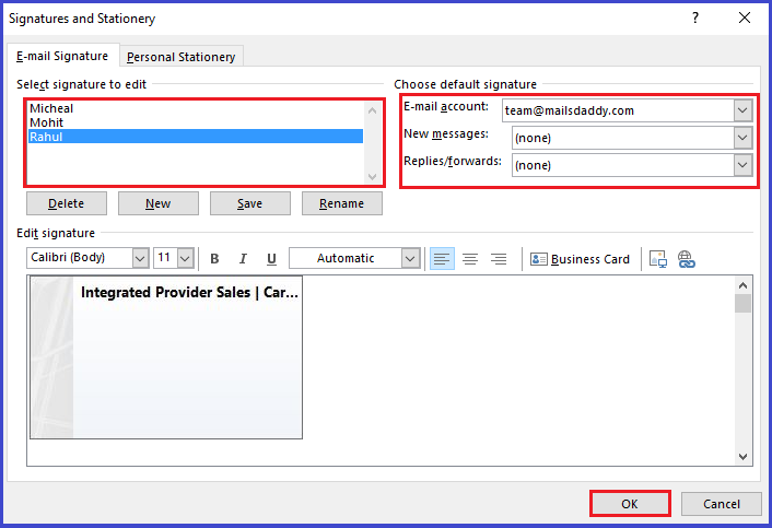 outlook signature 2