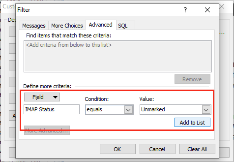 How to hide and delete strikethrough emails in Outlook?