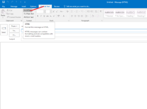 How to Change or Convert Outlook email to HTML in Windows?