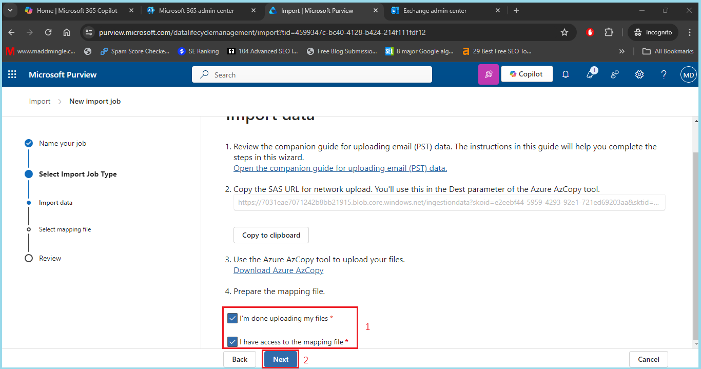 pst file into Microsoft 365 - 8