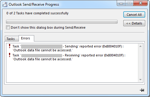 0x8004010F