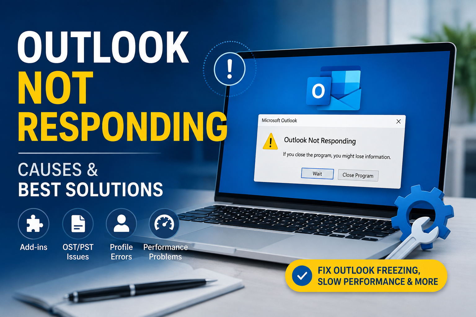 outlook not responding