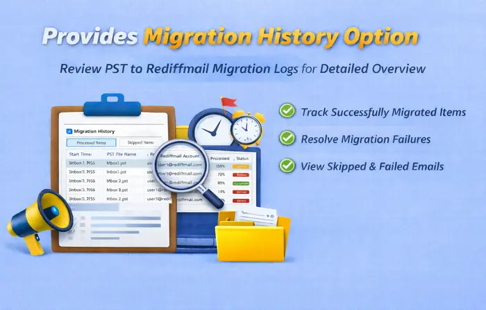 Migration process history