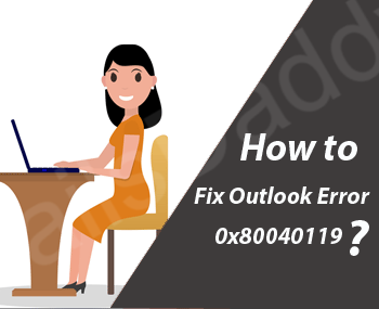 outlook error 0x80040119