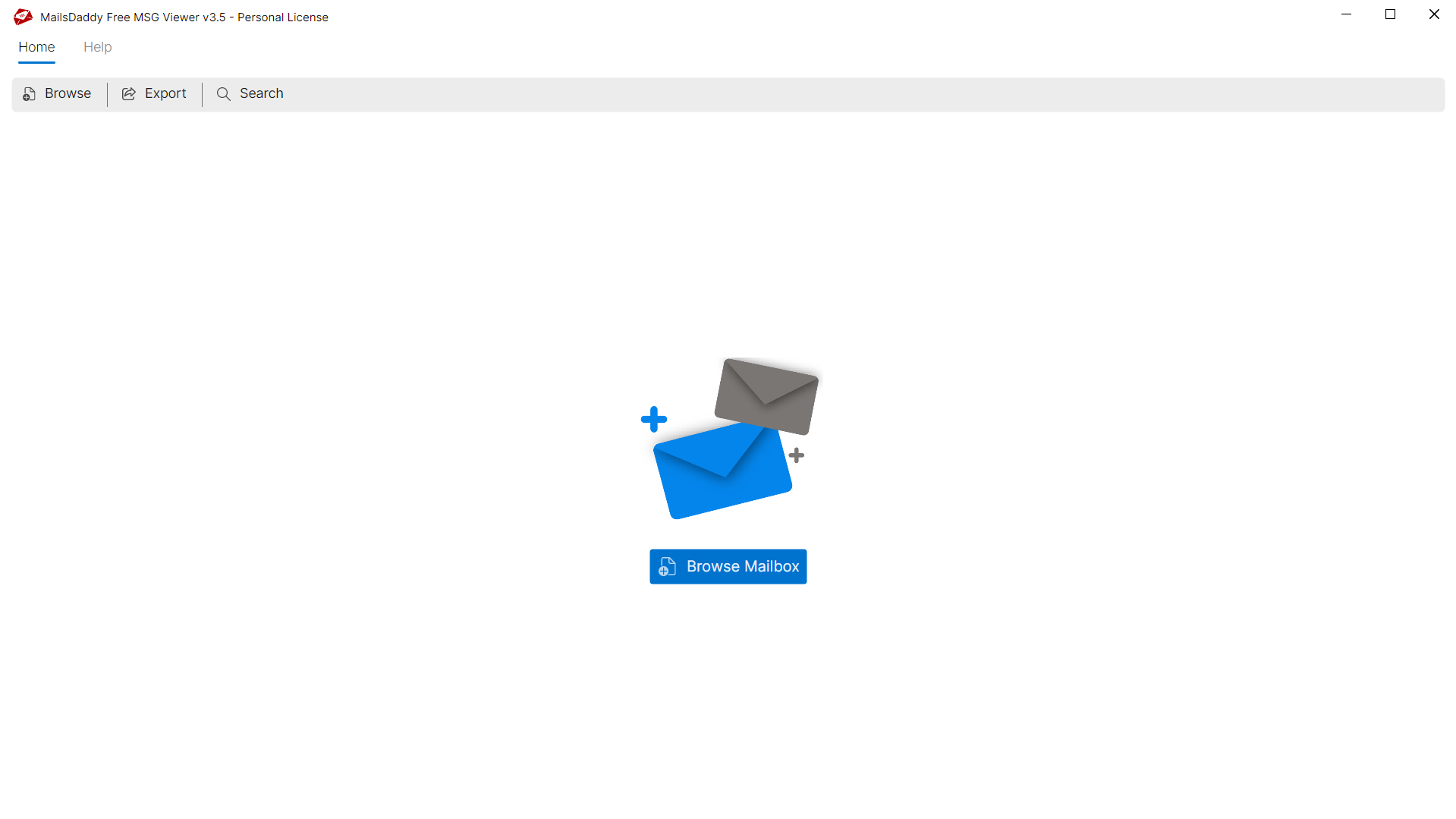 Step 01: Download & Launch the application — MailsDaddy Free MSG Viewer