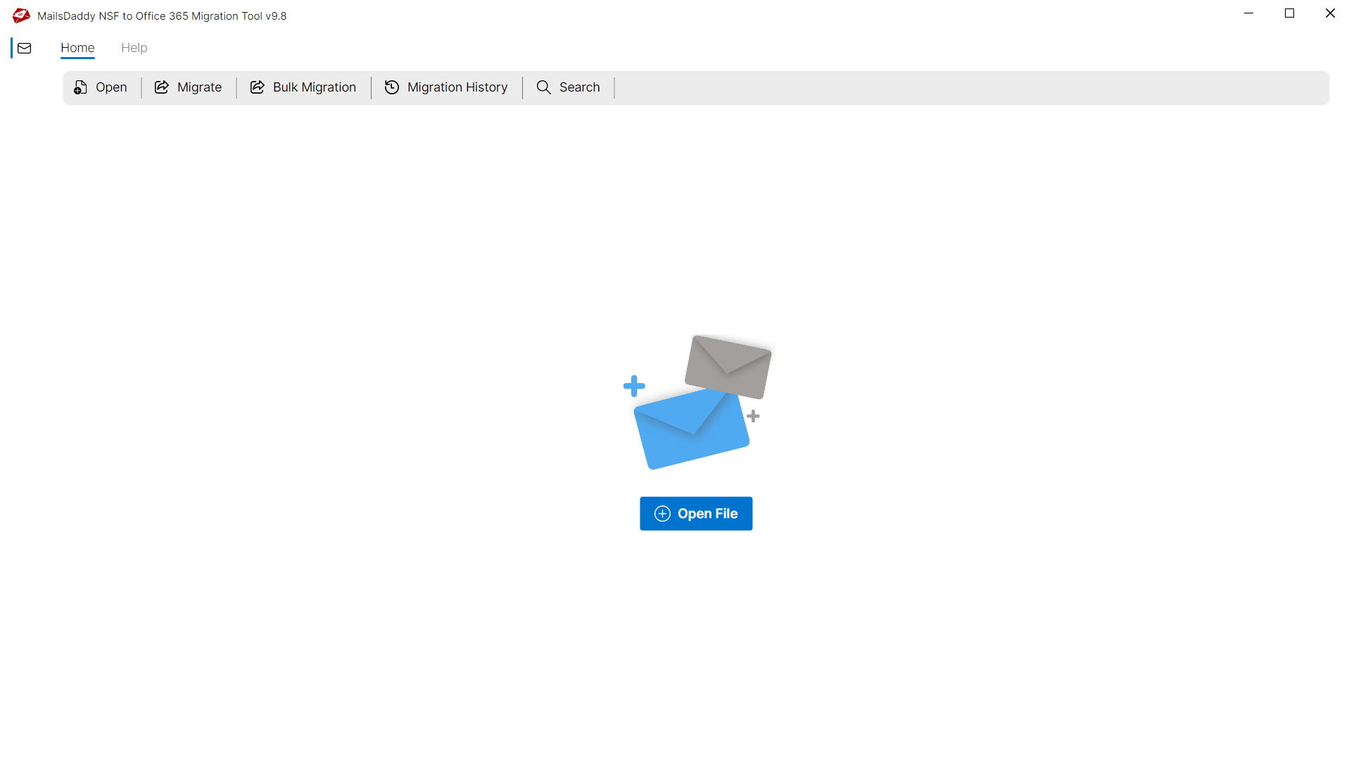 Step 01: Download & Launch the application — MailsDaddy Lotus Notes to Office 365 Migration