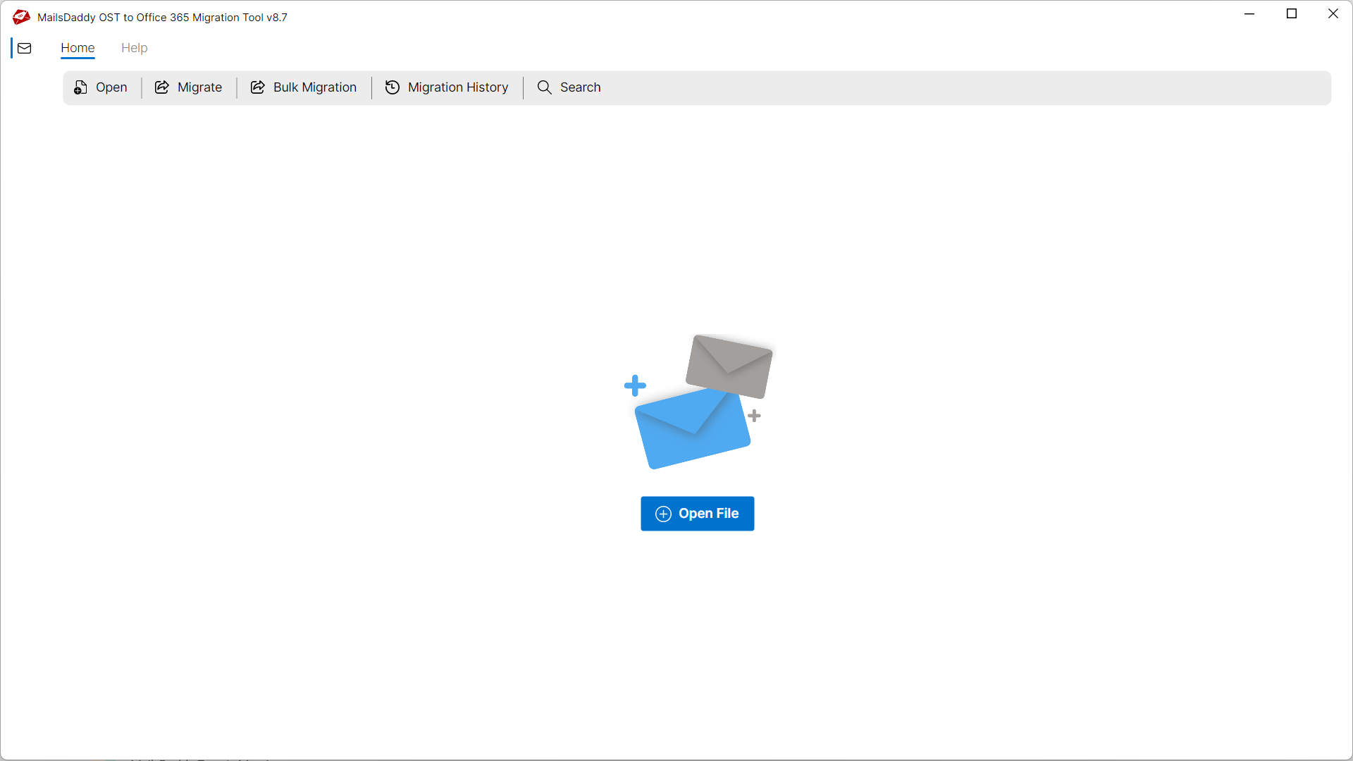 Step 01: Download & Launch the application — MailsDaddy OST to Office 365 Migration