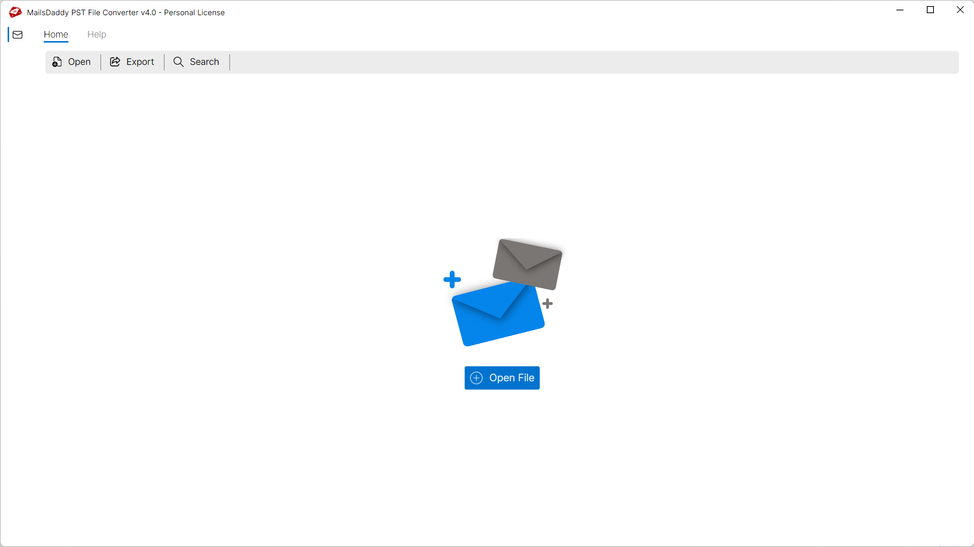 Step 01: Download & Launch the application — MailsDaddy Export PST to MSG Files