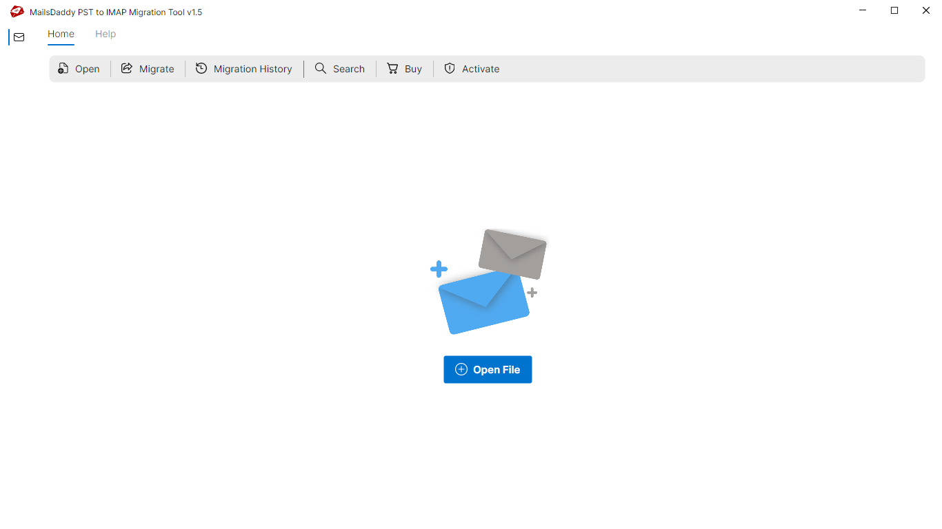 Step 01: Download & Launch the application — MailsDaddy PST to Yahoo Mail Migration Tool