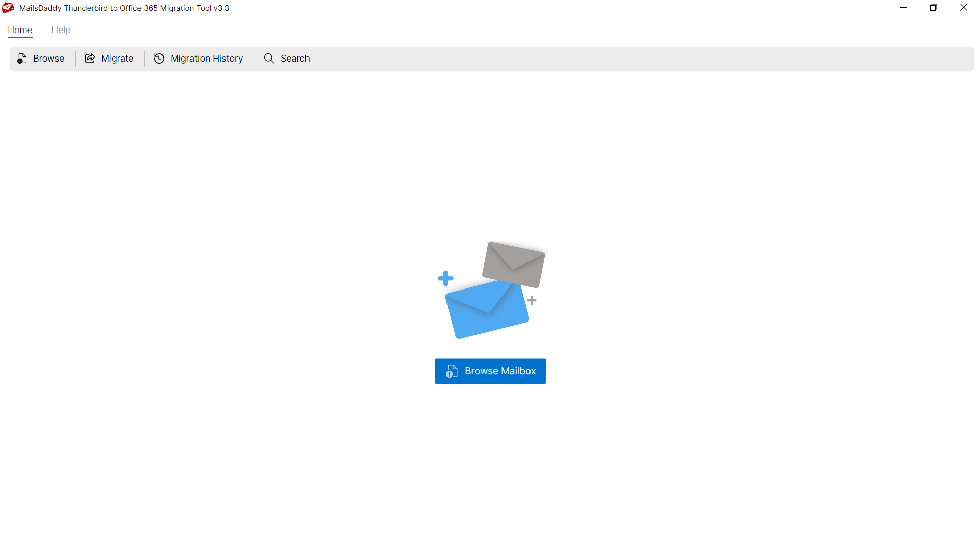Step 01: Download & Launch the application — MailsDaddy Thunderbird to Office 365 Migration