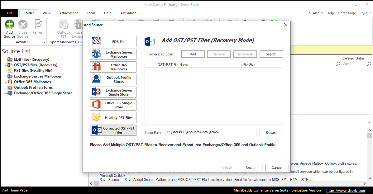 split pst file