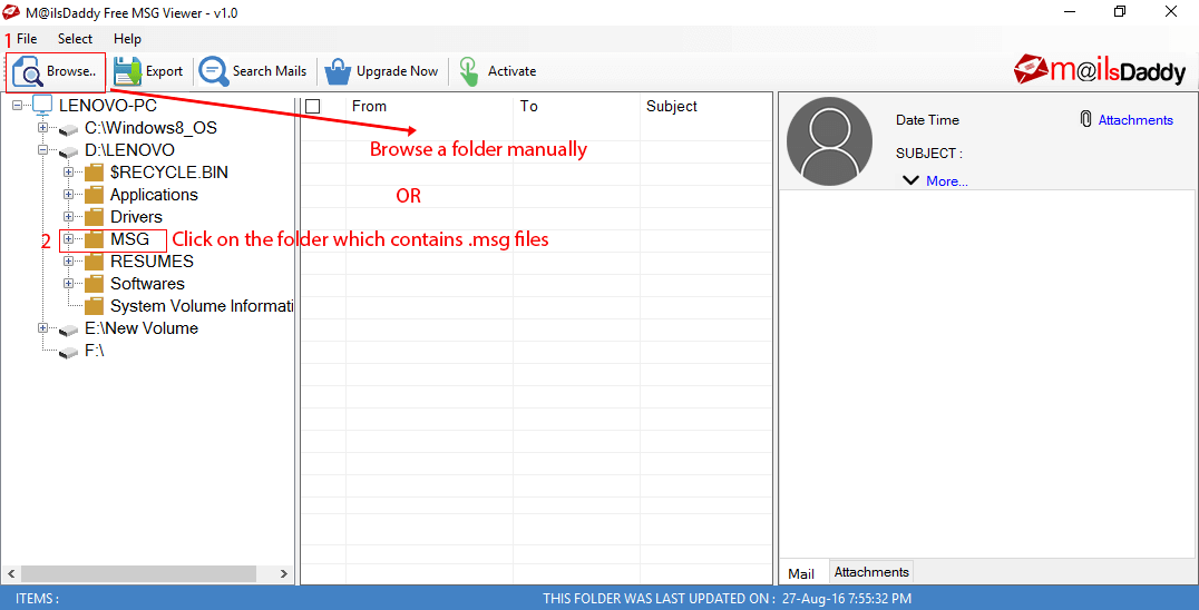 view msg files without outlook