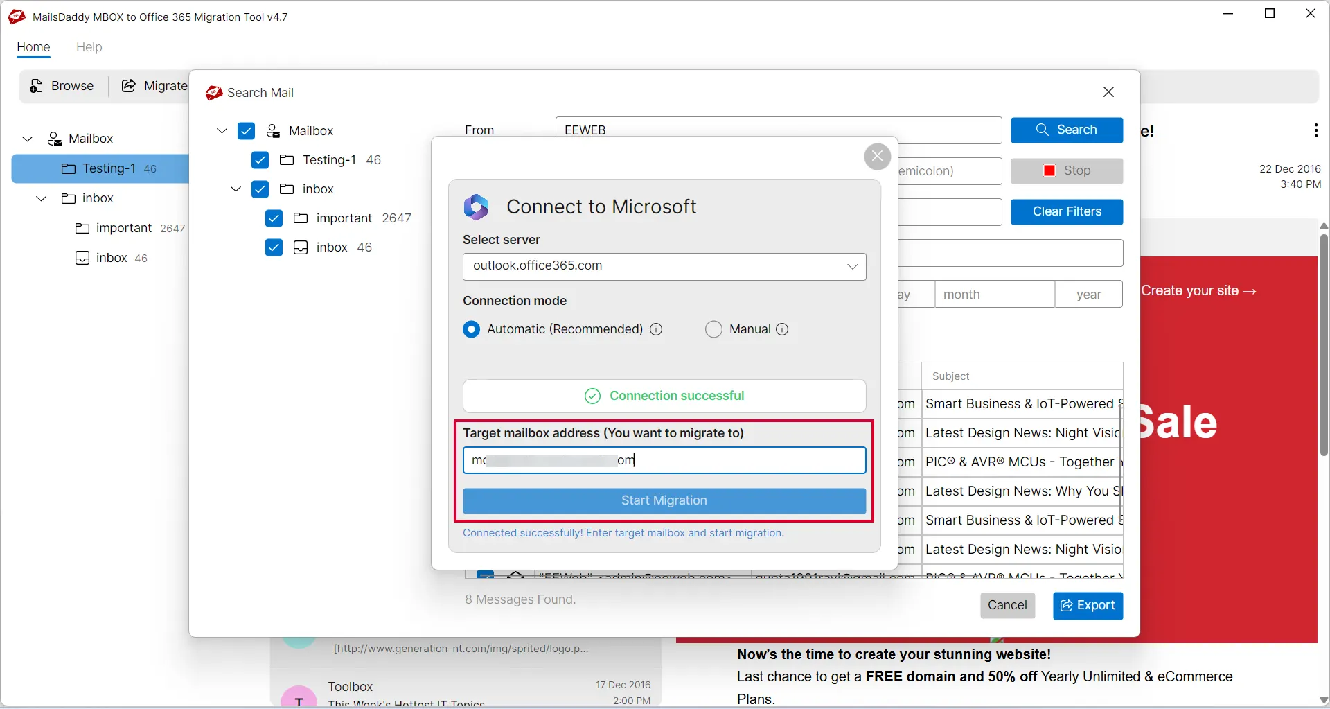 fill the login detail and sign-in