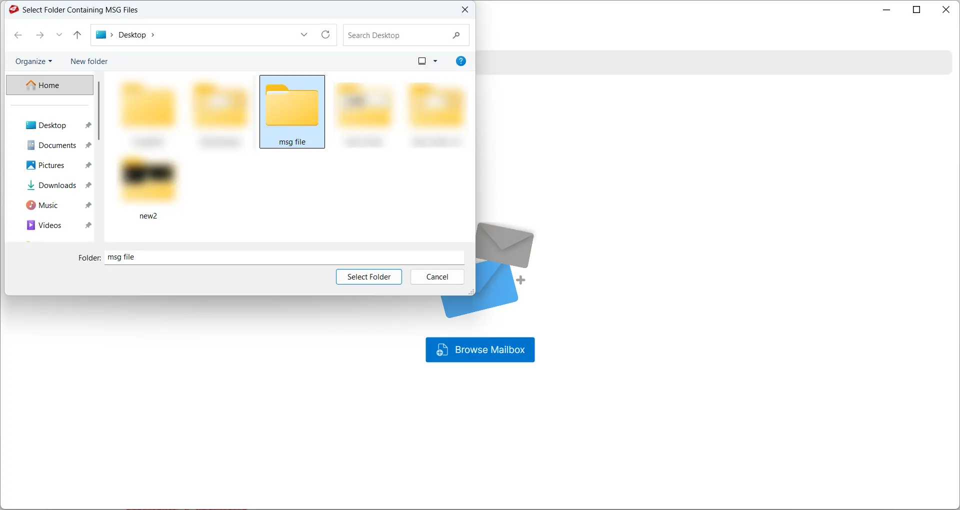 add msg file & preview the data
