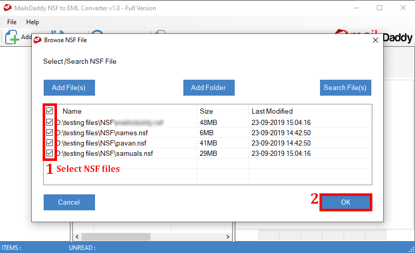 locate nsf file