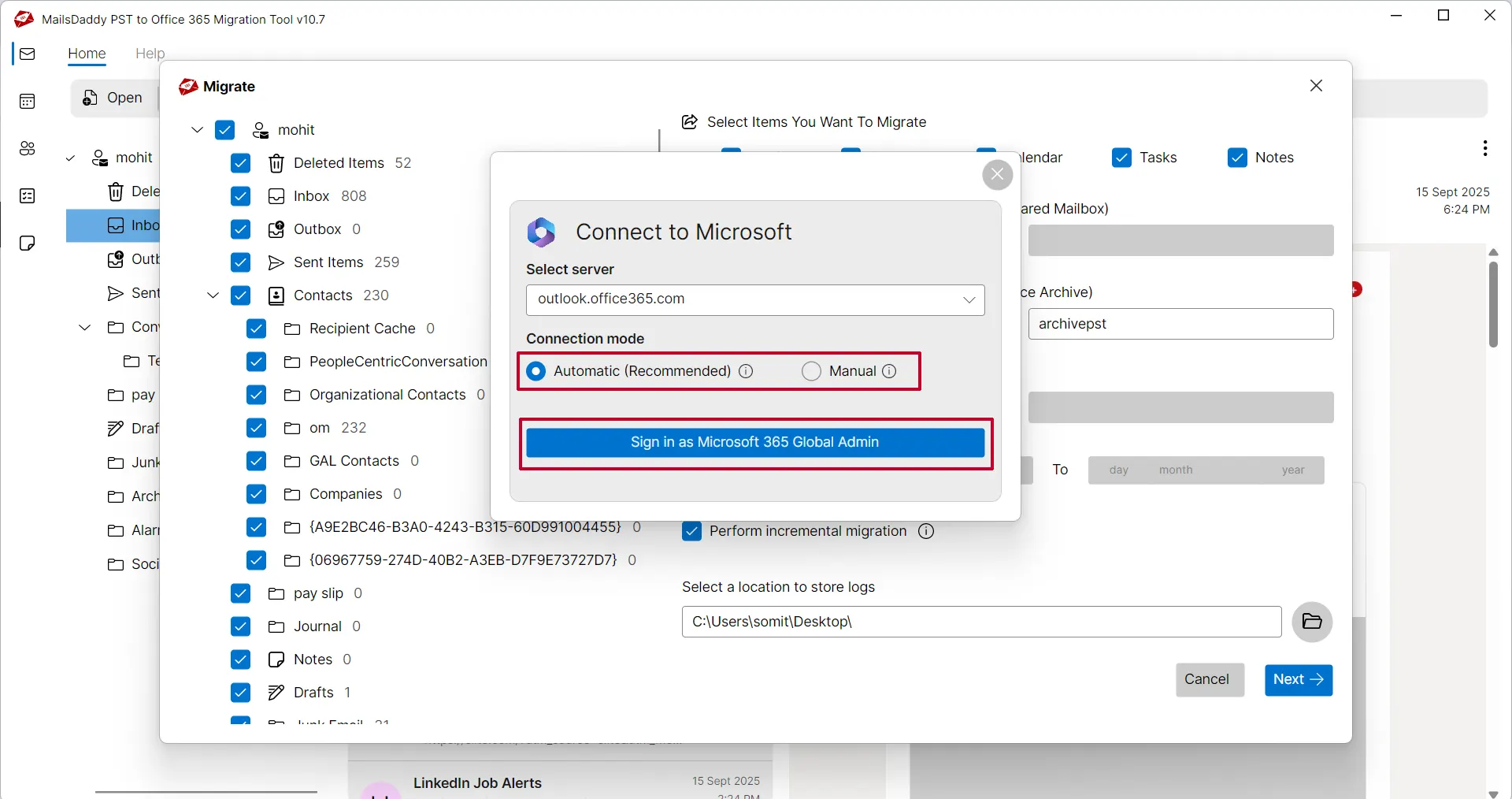 pst to office 365 migration